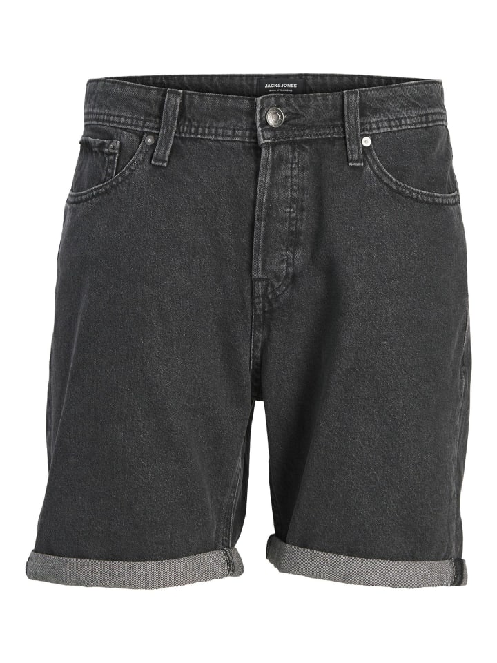 

Джинсовые шорты Jack & Jones, черный деним