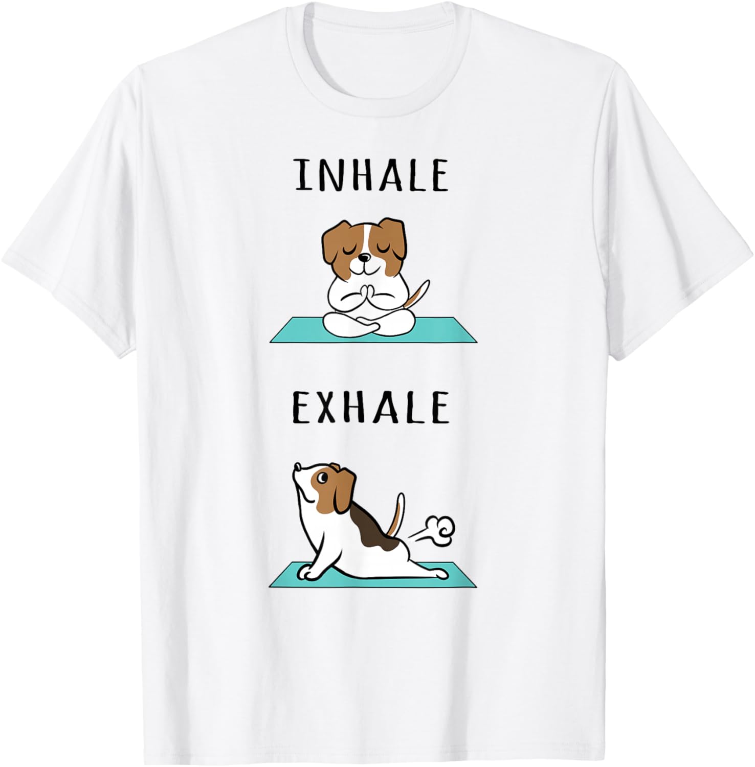 

Футболка с изображением собаки породы джек-рассел-терьер, занимающейся йогой и вдыханием дыма, белая, размер S Funny Jack Russell Gifts