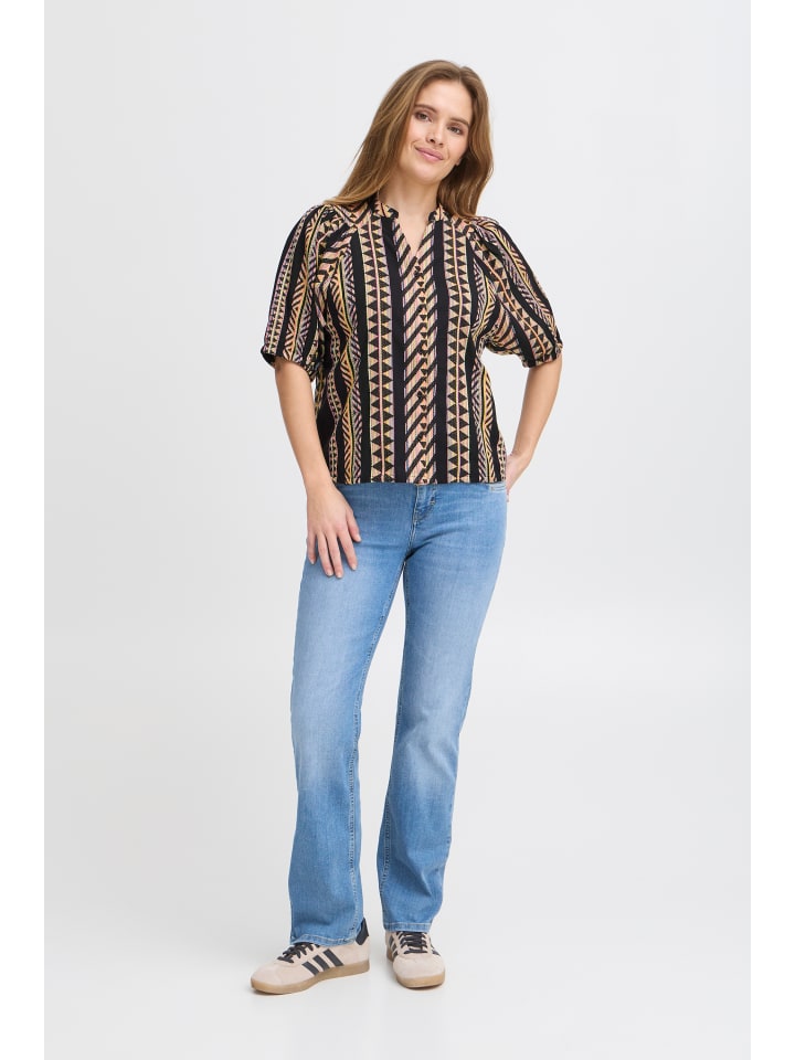 

Рубашка с короткими рукавами PZLEZIA Regular fit в цвете Black Beauty Pulz