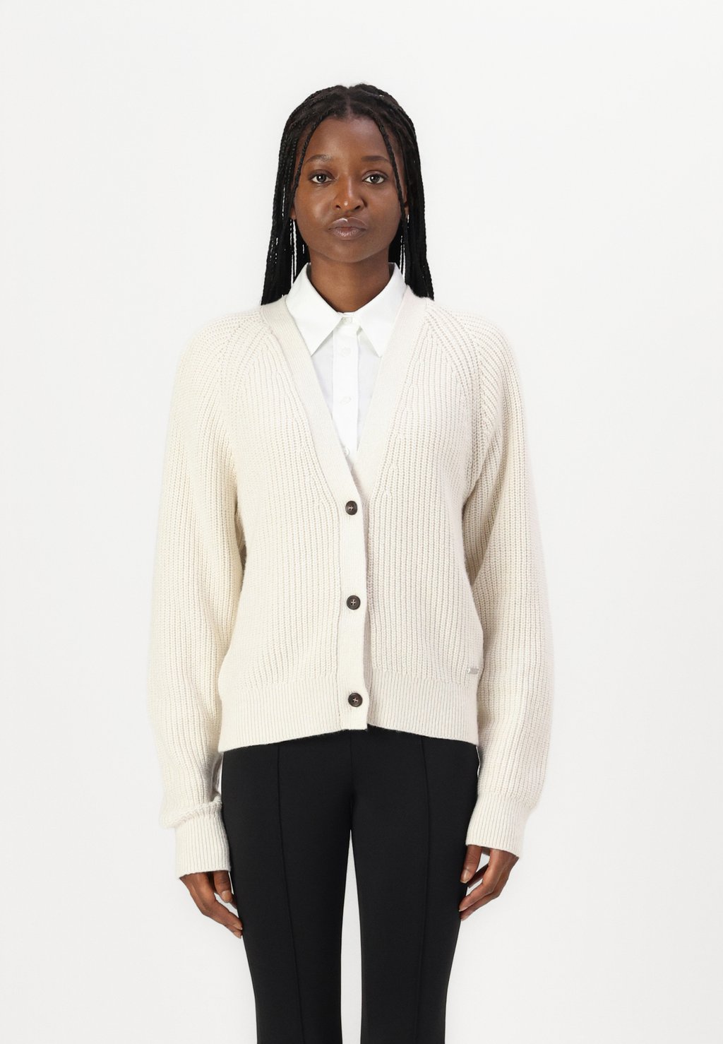 

Кардиган RIB RELAXED CARDI Calvin Klein, слоновая кость