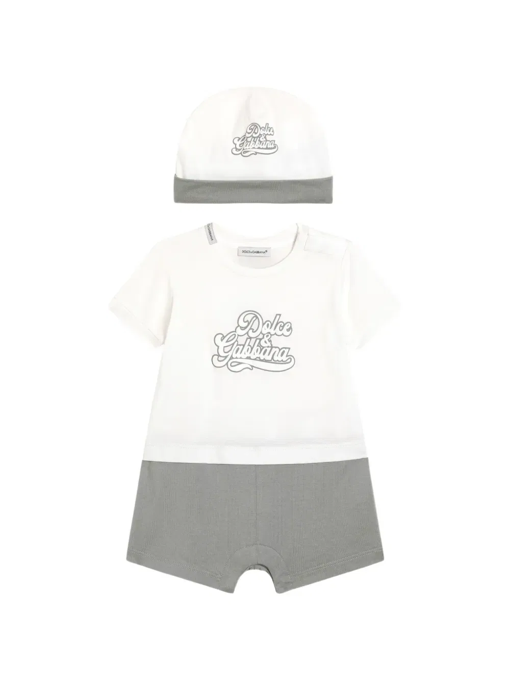 Подарочный набор из двух предметов с принтом Dolce & Gabbana Kids, белый