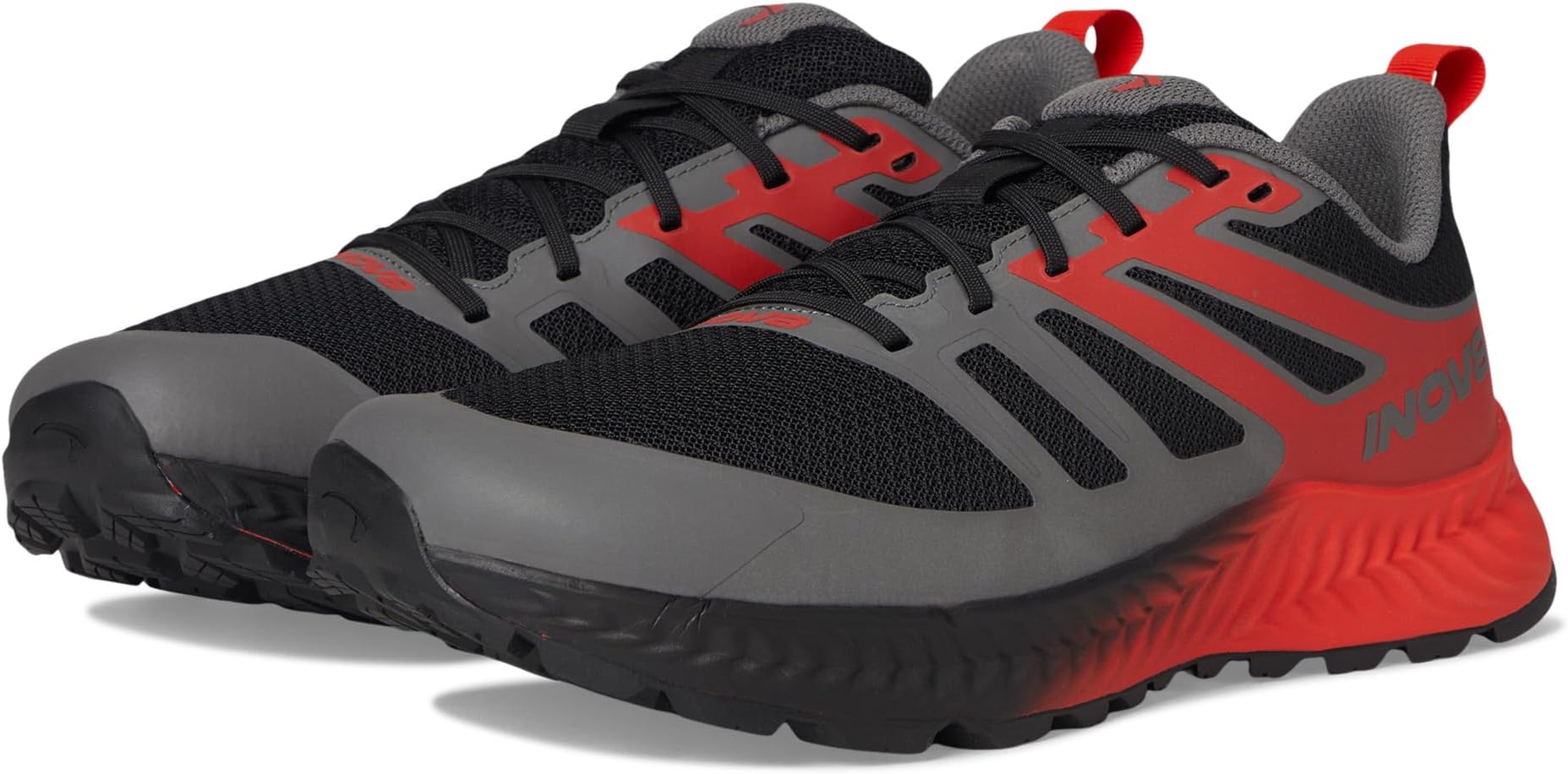

Кроссовки inov-8 TrailFly, цвет Black/Fiery Red/Dark Grey