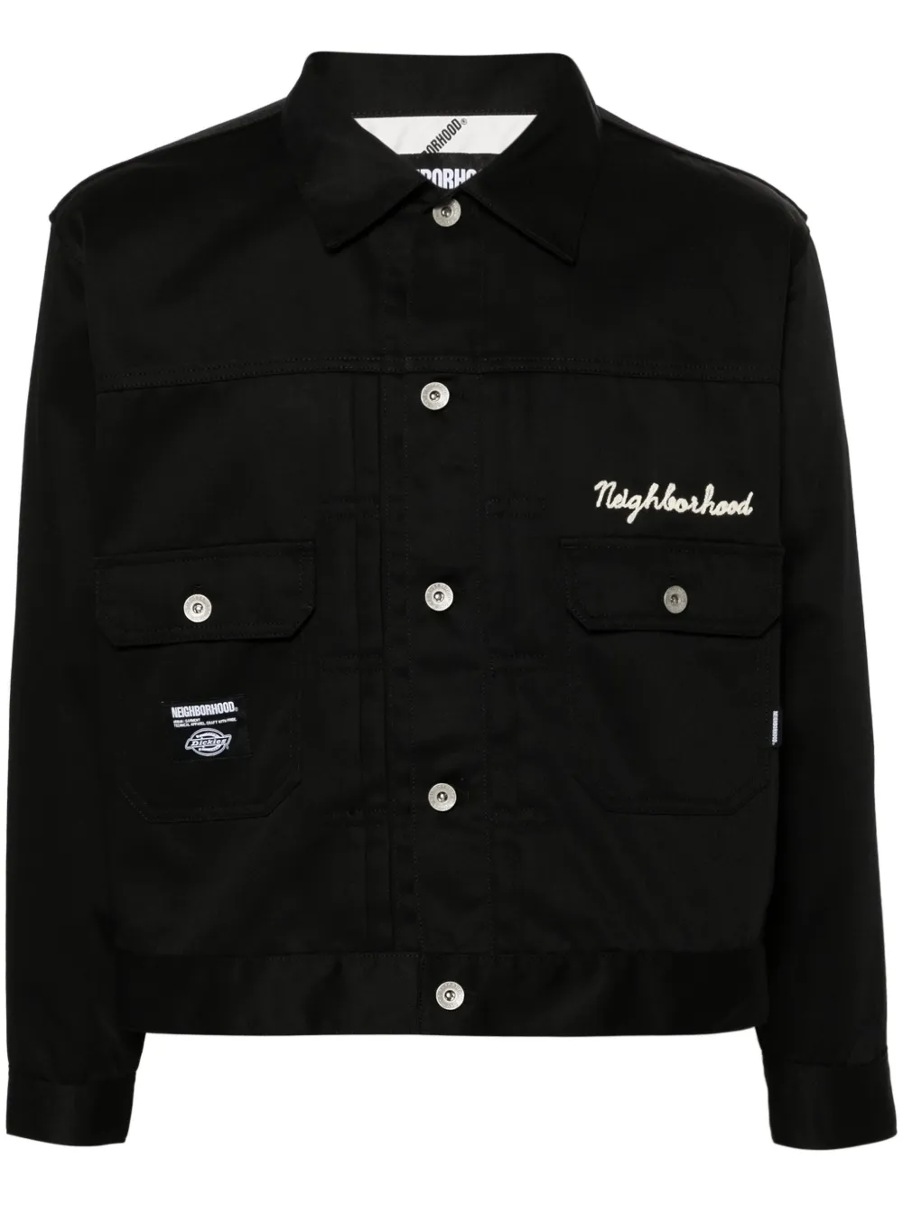 

Куртка-рубашка с логотипом из коллаборации с Dickies Neighborhood, черный