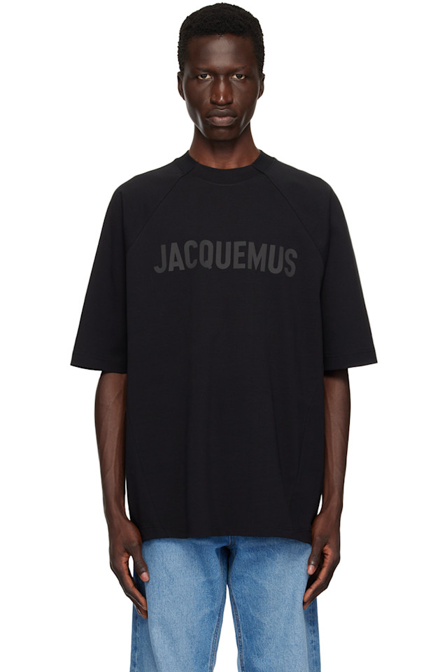 

Классическая футболка 'le t-shirt typo' Jacquemus, черный