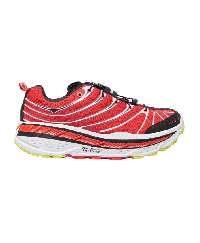 

Кроссовки из сетки с усилением из ТПУ Hoka One One, красный