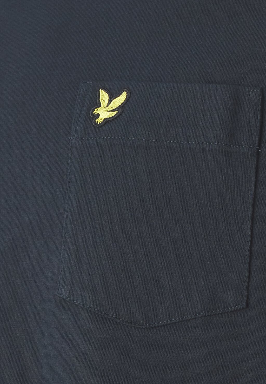 

Базовая футболка темно-синего цвета Pocket Lyle & Scott, темно-синий
