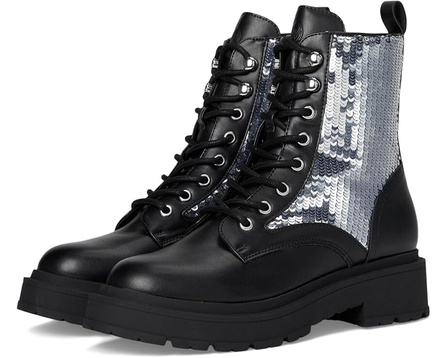 

Ботинки Nine West Hediy, цвет Black Smooth/Silver Sequin