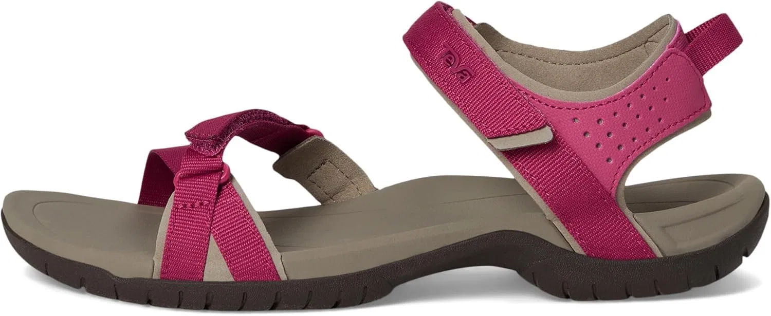 Мужские сандалии Teva Meacham, Cherries Jubilee Chocolate Brown — фото 4