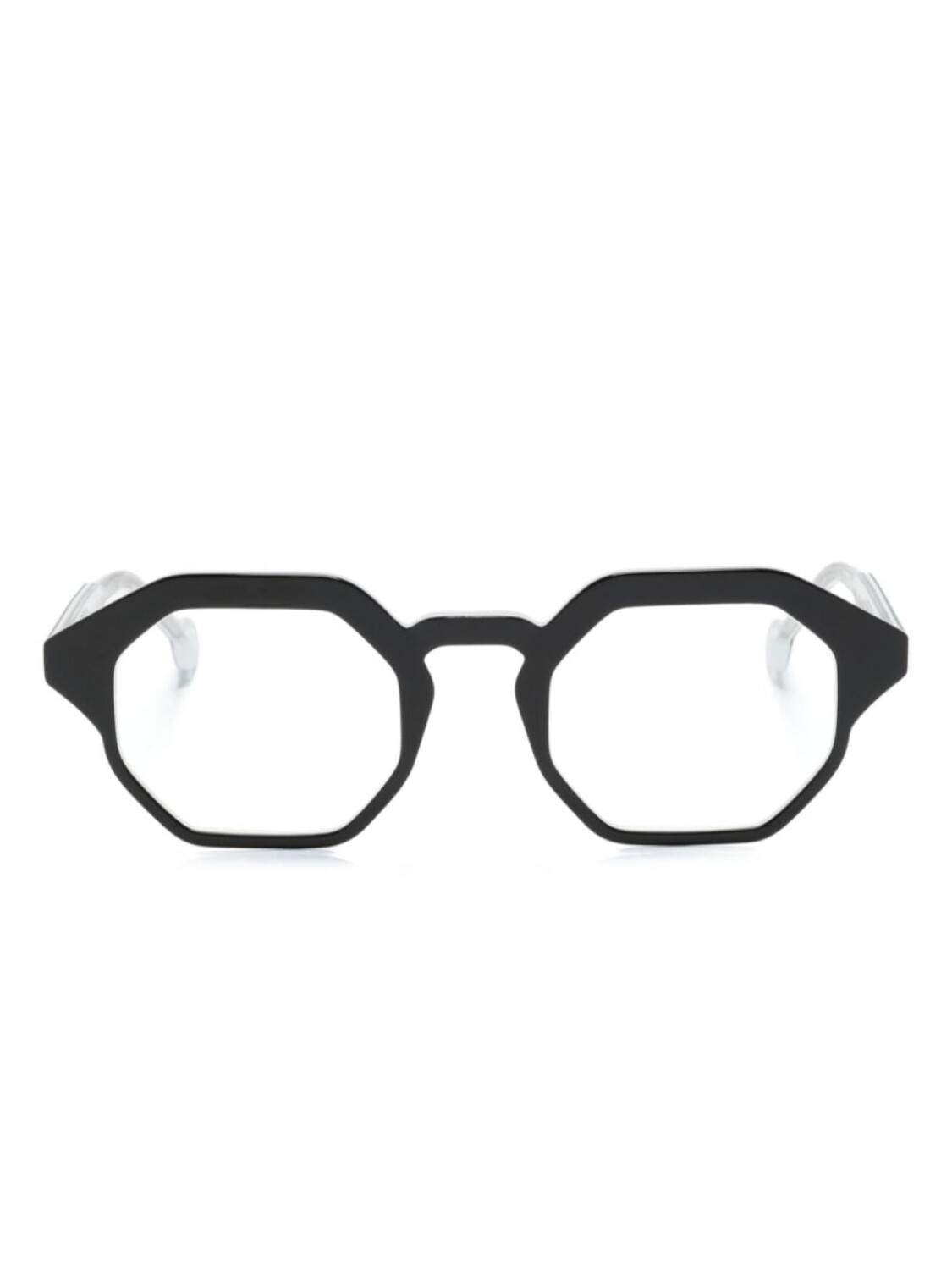 

L.A. EYEWORKS очки в геометричной оправе, черный