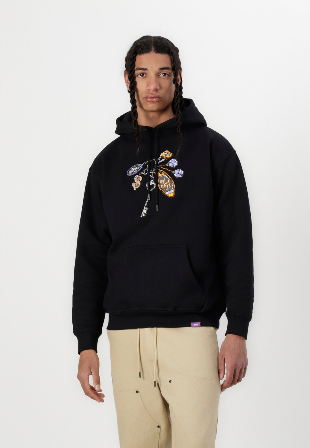 

Толстовка с капюшоном KEYCHAIN HOODIE UNISEX - Sweatshirt Jacker, черный