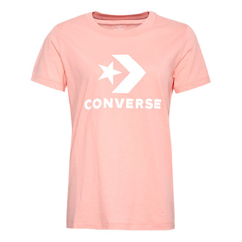 

Футболка classic logo printing short sleeve pink Converse, розовый