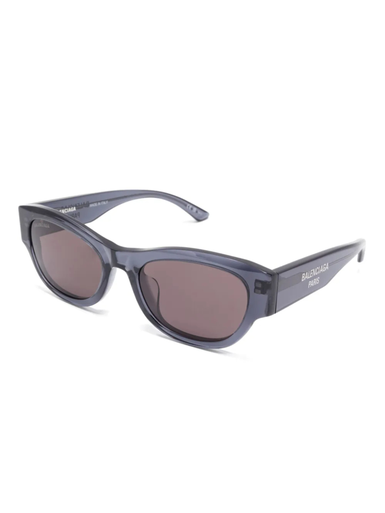 Солнцезащитные очки в прямоугольной оправе Balenciaga Eyewear, серый — фото 2