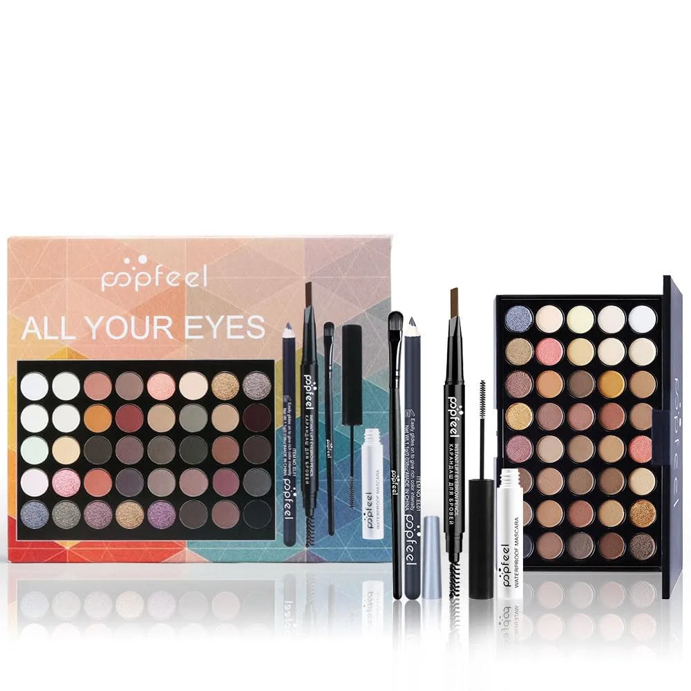 Набор для макияжа глаз LHLXZQ с палеткой теней 40 цветов Lhlxzq, Makeup-A01