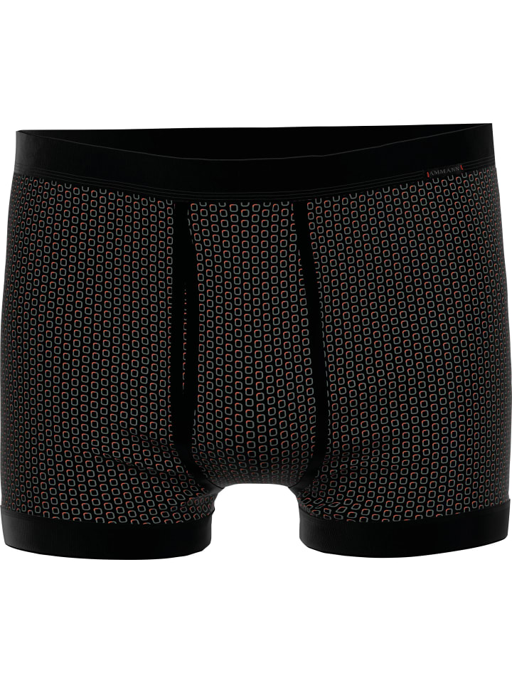 

Ammann Хлопковые трусы в тонкую ребристую вязку черного цвета