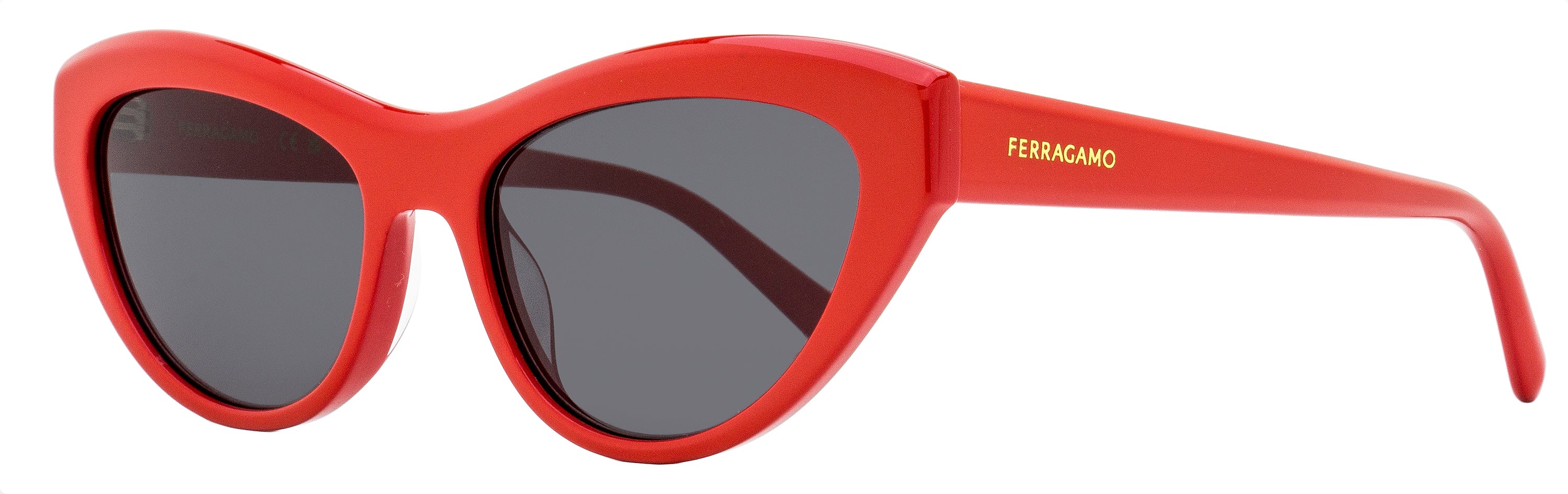 

Женские солнцезащитные очки Ferragamo «кошачий глаз» SF1103S 600 красные 55 мм Salvatore Ferragamo