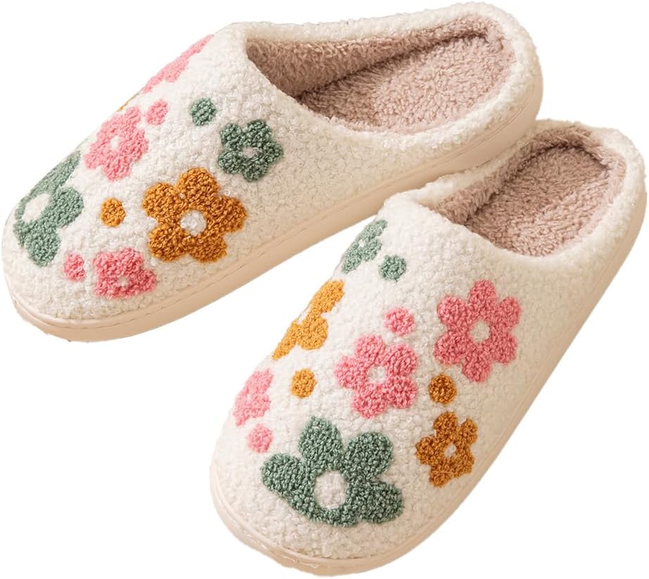 

Мягкие тапочки Fuzzy House для женщин и мужчин, с плюшевой подкладкой, нескользящей подошвой, уютный зимний стиль Mumianh, розовый