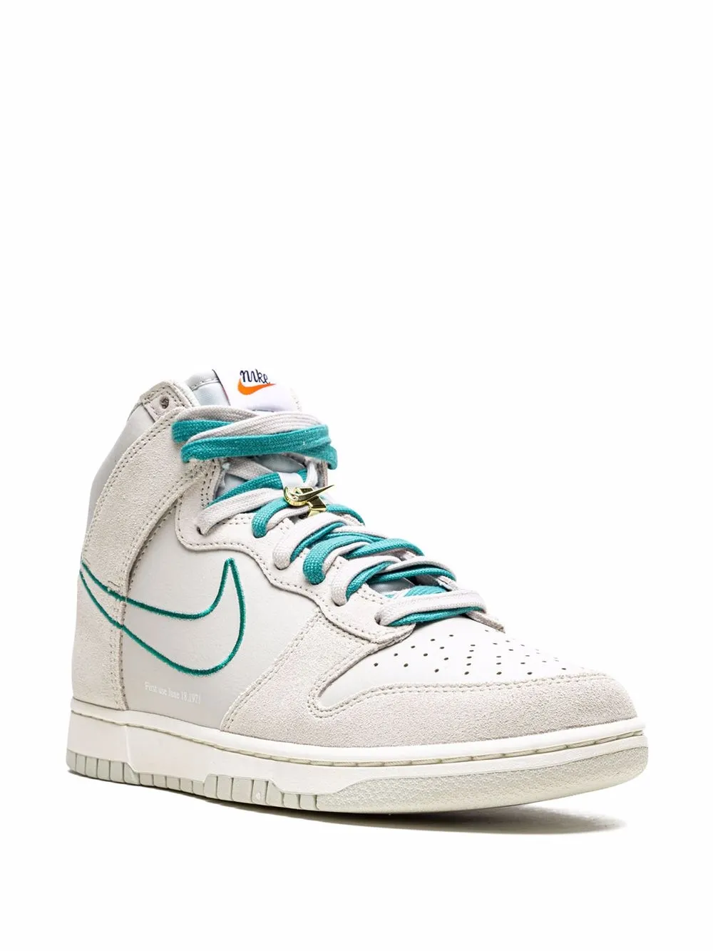 Кроссовки Dunk High SE First Use - Green Noise Nike, нейтральный — фото 2