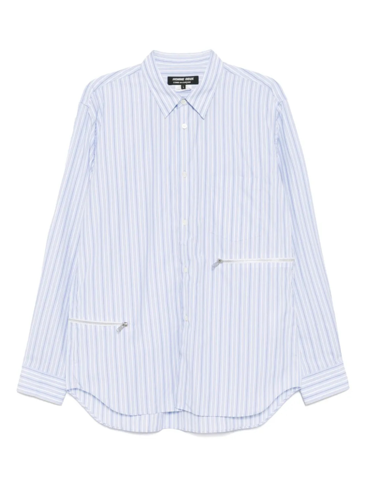 

Полосатая рубашка Comme des Garçons Homme Deux, синий