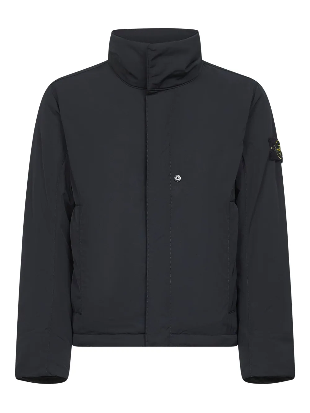 

Куртка с утепленным воротником-стойкой Stone Island, черный