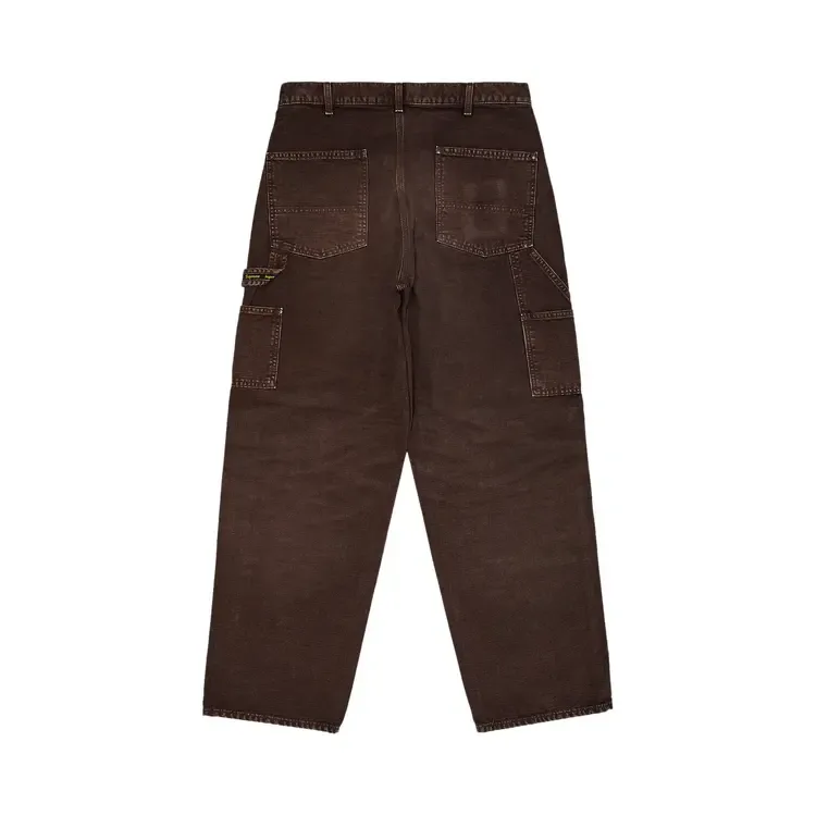 Брюки Supreme Worn Double Knee Painter Pant 'Brown' — фото 2