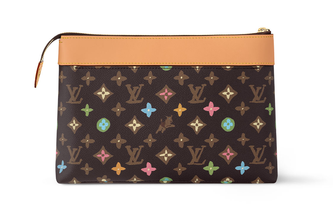 Tyler The Creator Сумка-кошелек Voyage Souple Chocolate Craggy Monogram LOUIS VUITTON — фото 3