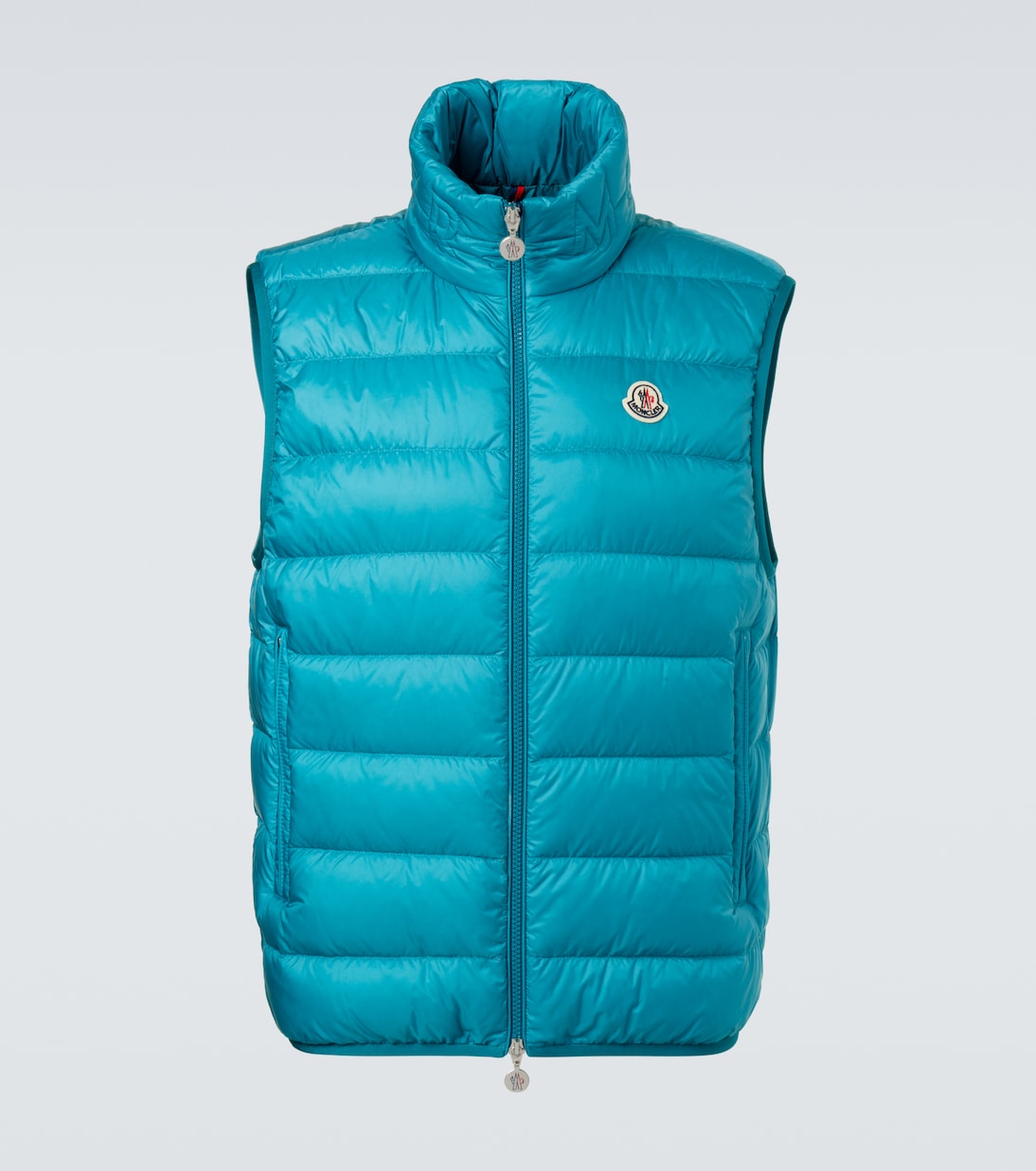 

Стеганый пуховый жилет Moncler, Green Blue Slate