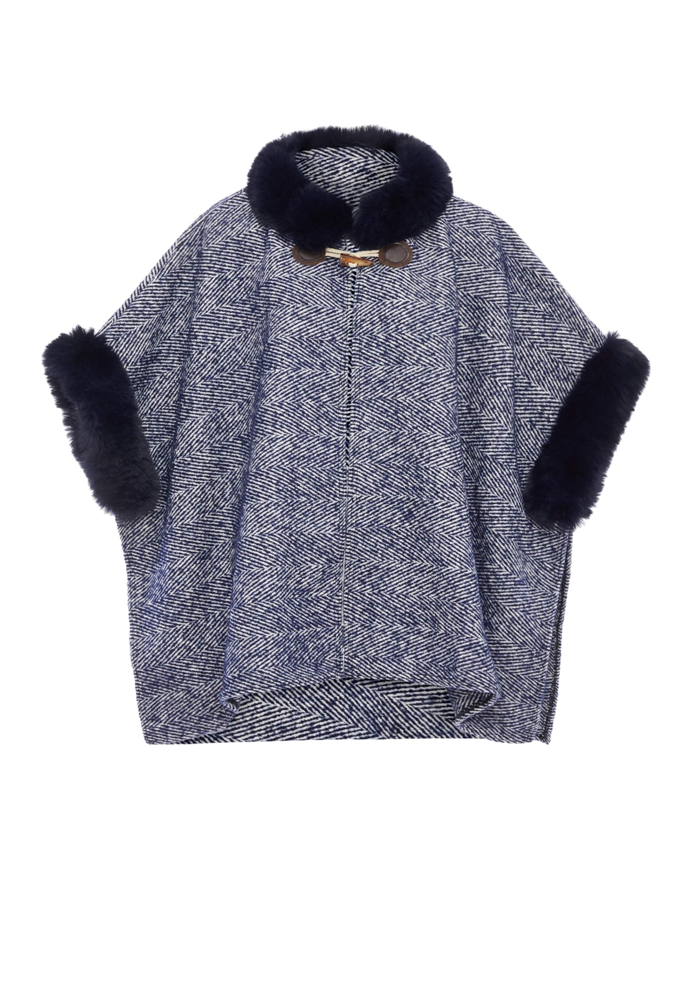 

FRAULLY Кейп в цвете Marine Blue, Mottled Blue