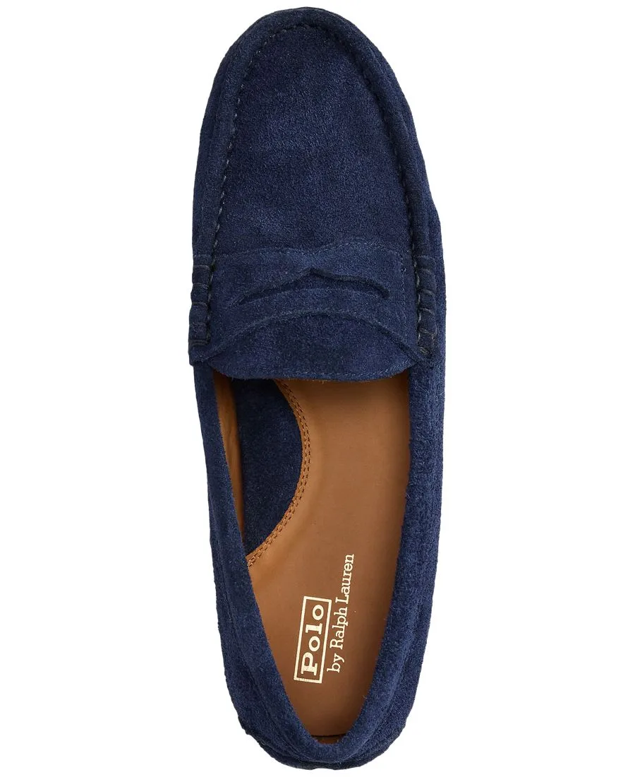 Men's Anders Suede Penny Drivers Polo Ralph Lauren, hunter темно-синий — фото 4
