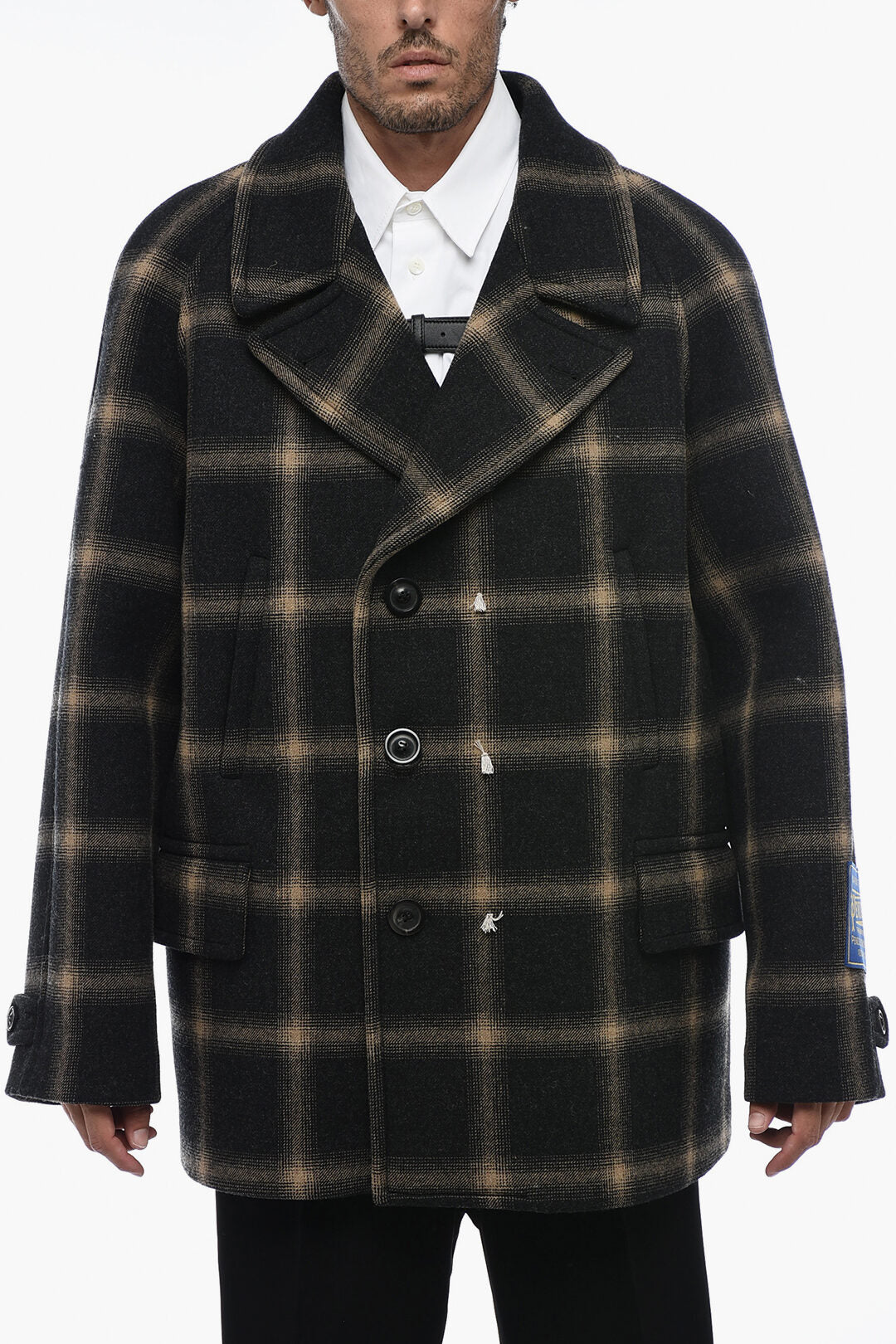 

Пальто Maison Margiela Double-Brest PENDLETON с узором «тартан», цвет multi