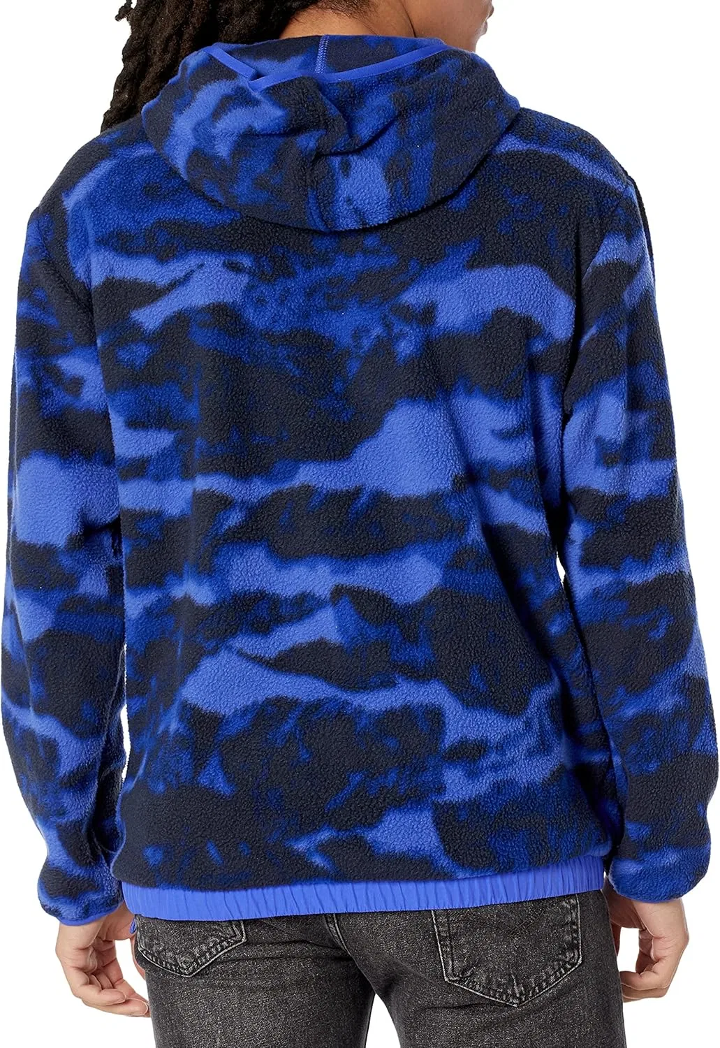 Мужская толстовка adidas Originals Adventure Polarfleece с принтом по всей поверхности — фото 2