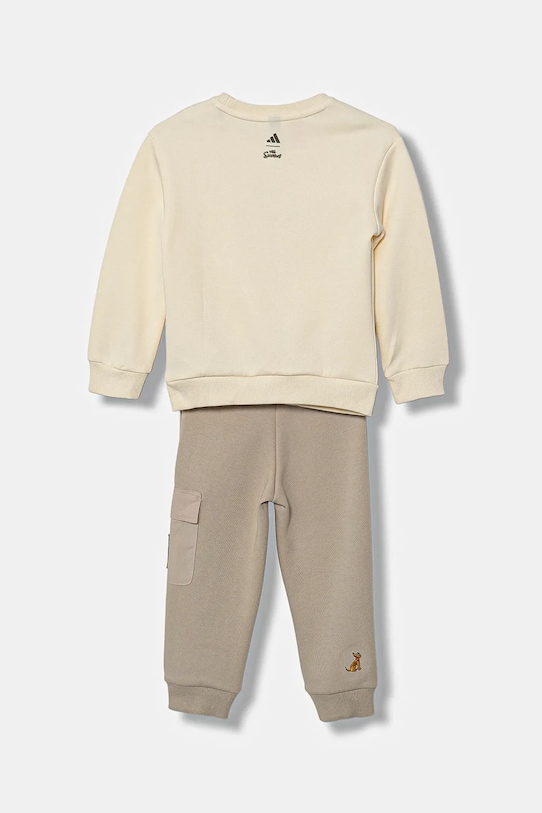 Детский спортивный костюм Adidas, бежевый — фото 2