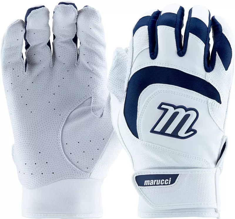 

Перчатки для ватина Marucci Adult Signature 4, белый/темно-синий