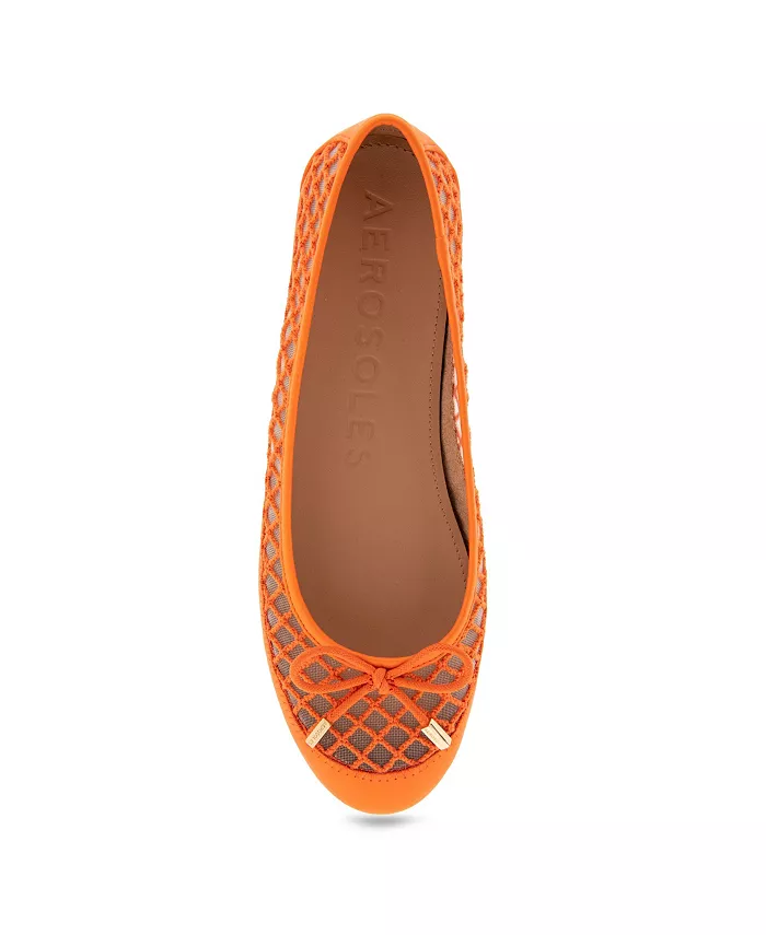 Женские балетки Palma с круглым носом Aerosoles, оранжевый — фото 4