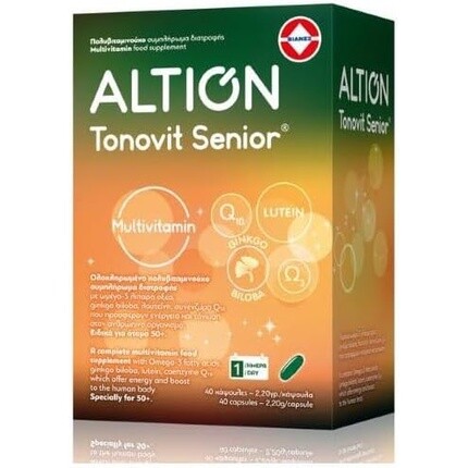 

Альтион Тоновит Сеньор 40 капсул Fotopharmacy