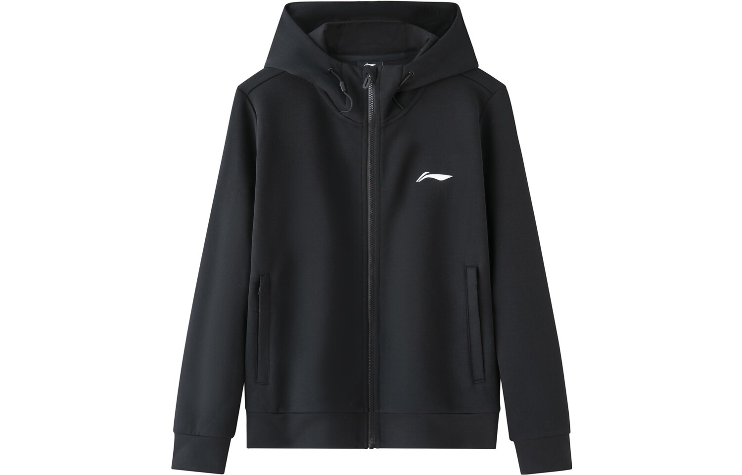 

Li Ning Куртка унисекс с подкладкой, Черная толстовка с капюшоном