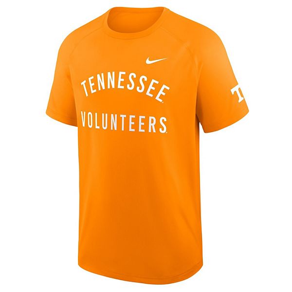 Мужская футболка Tennessee Orange Tennessee Volunteers Ready Raglan Premium Performance Nike — фото 3