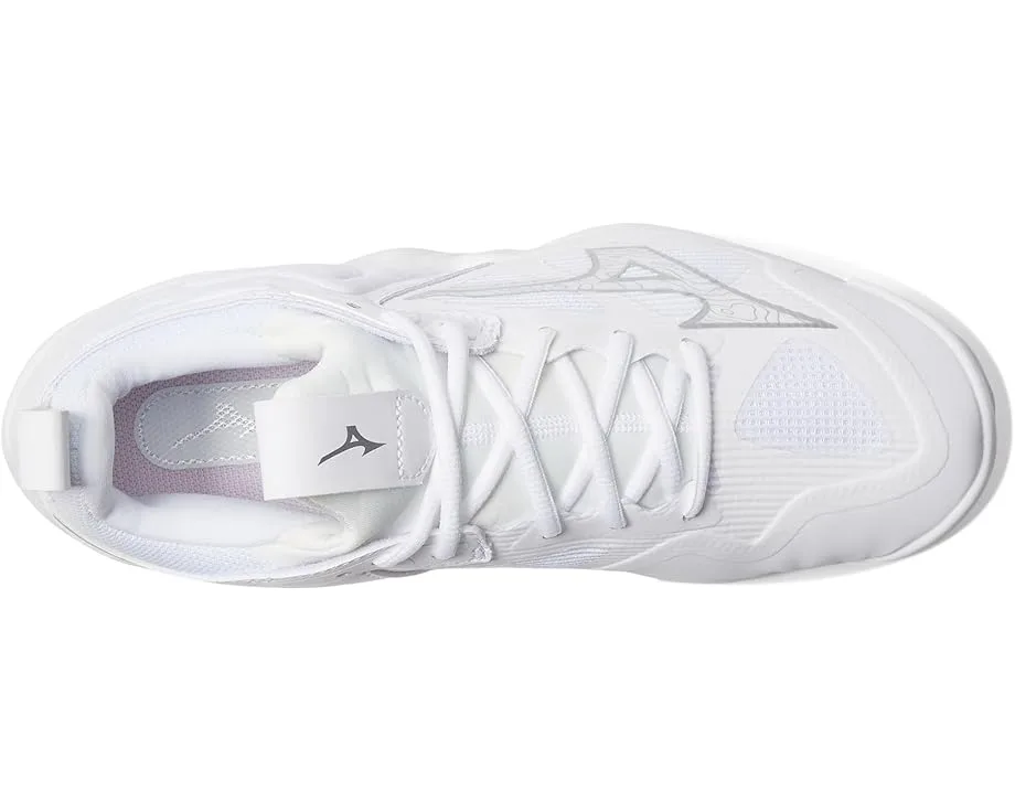 Кроссовки Mizuno Wave Momentum 3, White/Silver — фото 2