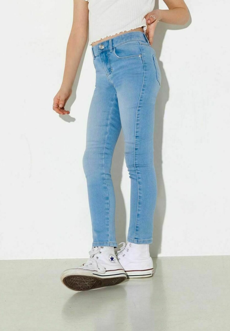 Джинсы Skinny Fit Kids ONLY, светло-голубой деним — фото 3