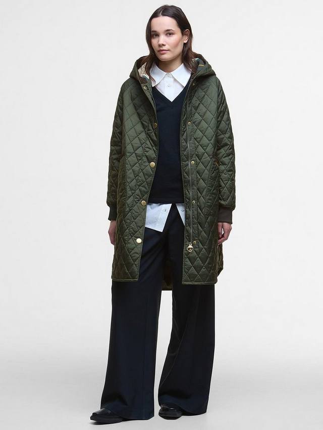 

Хилари стеганая куртка Barbour, Olive/Ancient Tartan