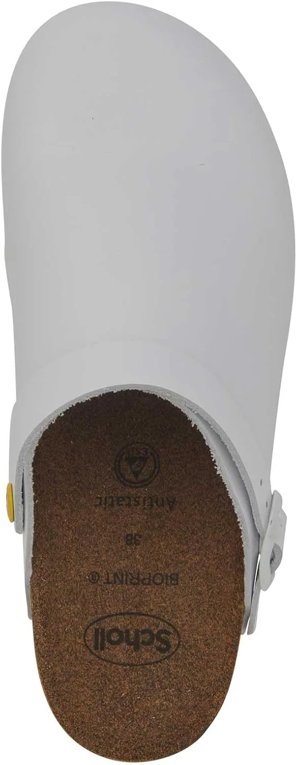 Scholl Unisex Cork Pro СабоМедицинские Arbeitsschuh, White — фото 3