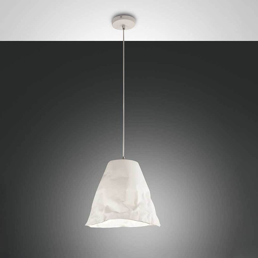 

Fabas Luce Crumple, подвесной светильник, E27, 1X40Вт, белый