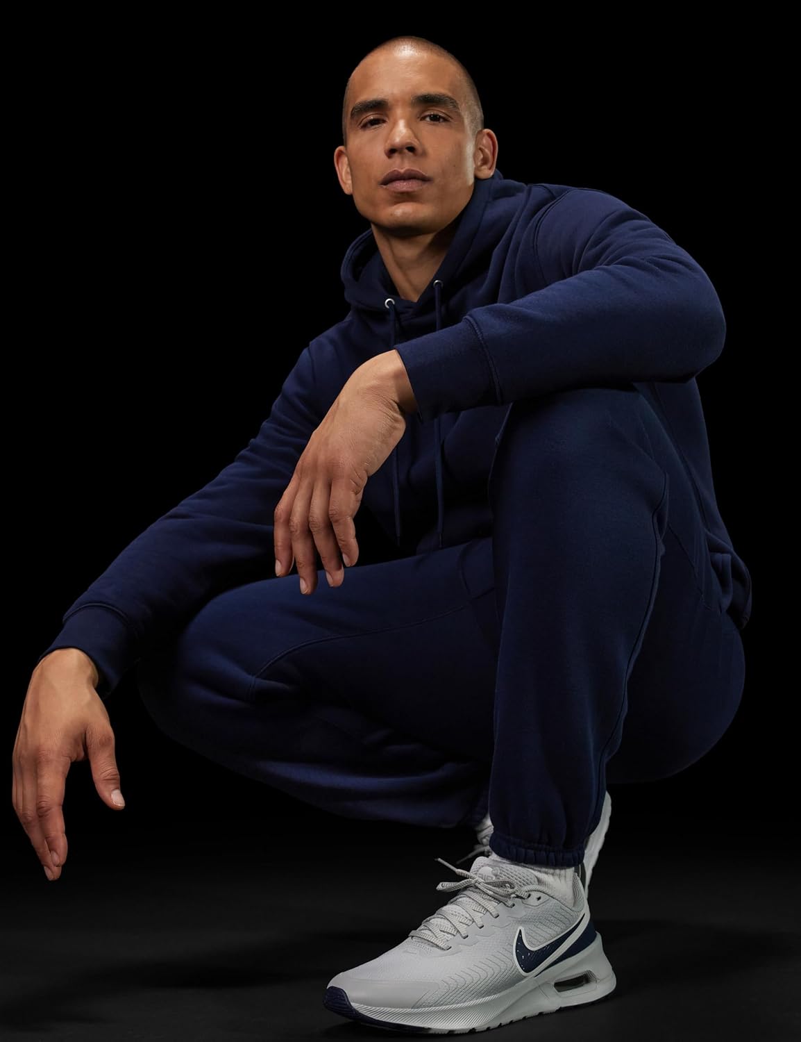 Мужские кроссовки Nike Air Max Nuaxis, белый/серый/светло-серый — фото 2