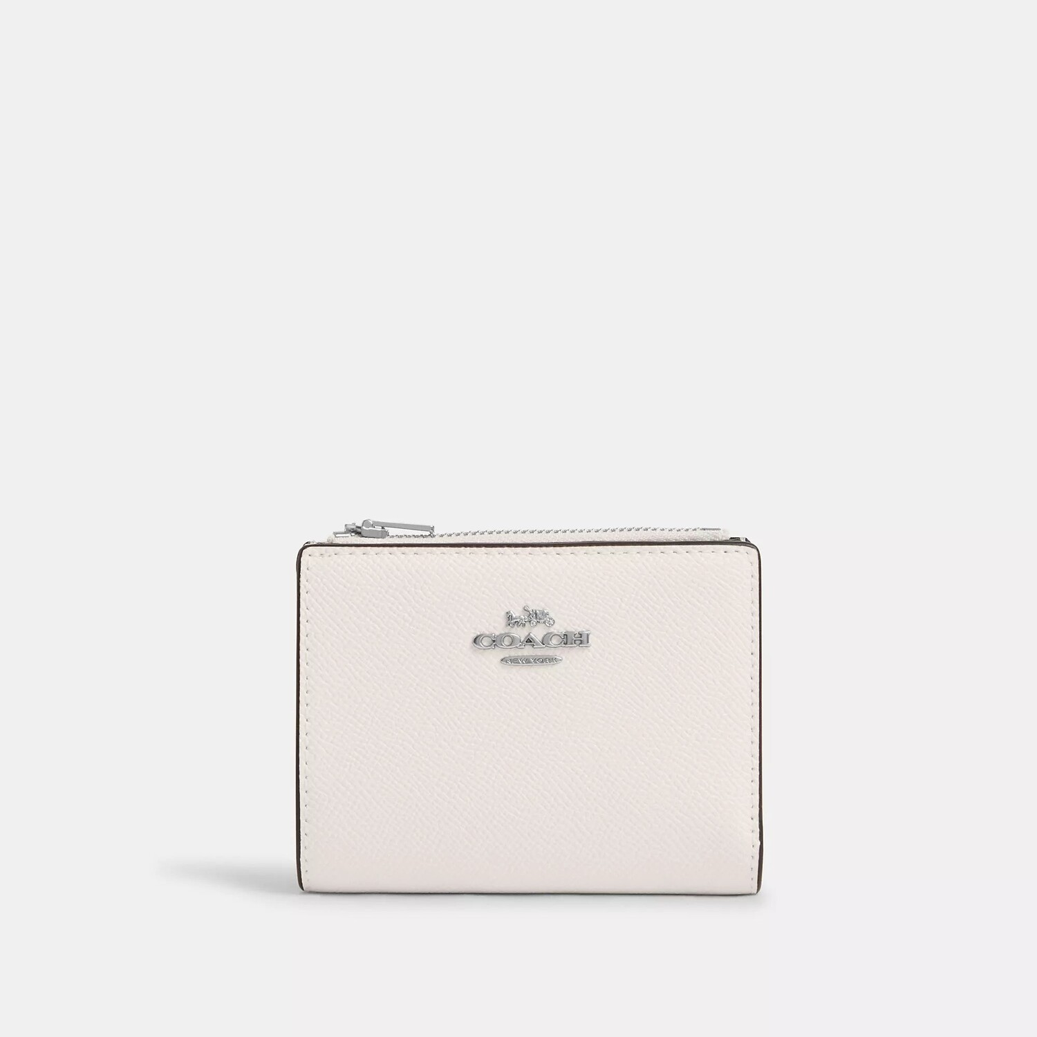 

Двойной кошелек Coach Outlet, цвет Silver/Chalk
