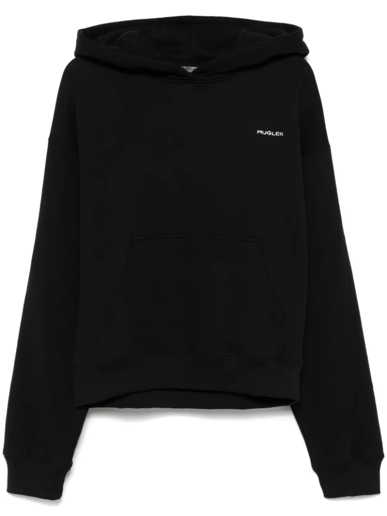 

Mugler худи с логотипом, черный