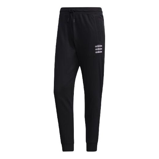 

Спортивные штаны adidas neo Logo Pattern Bundle Feet Casual Sports Pants Black, черный