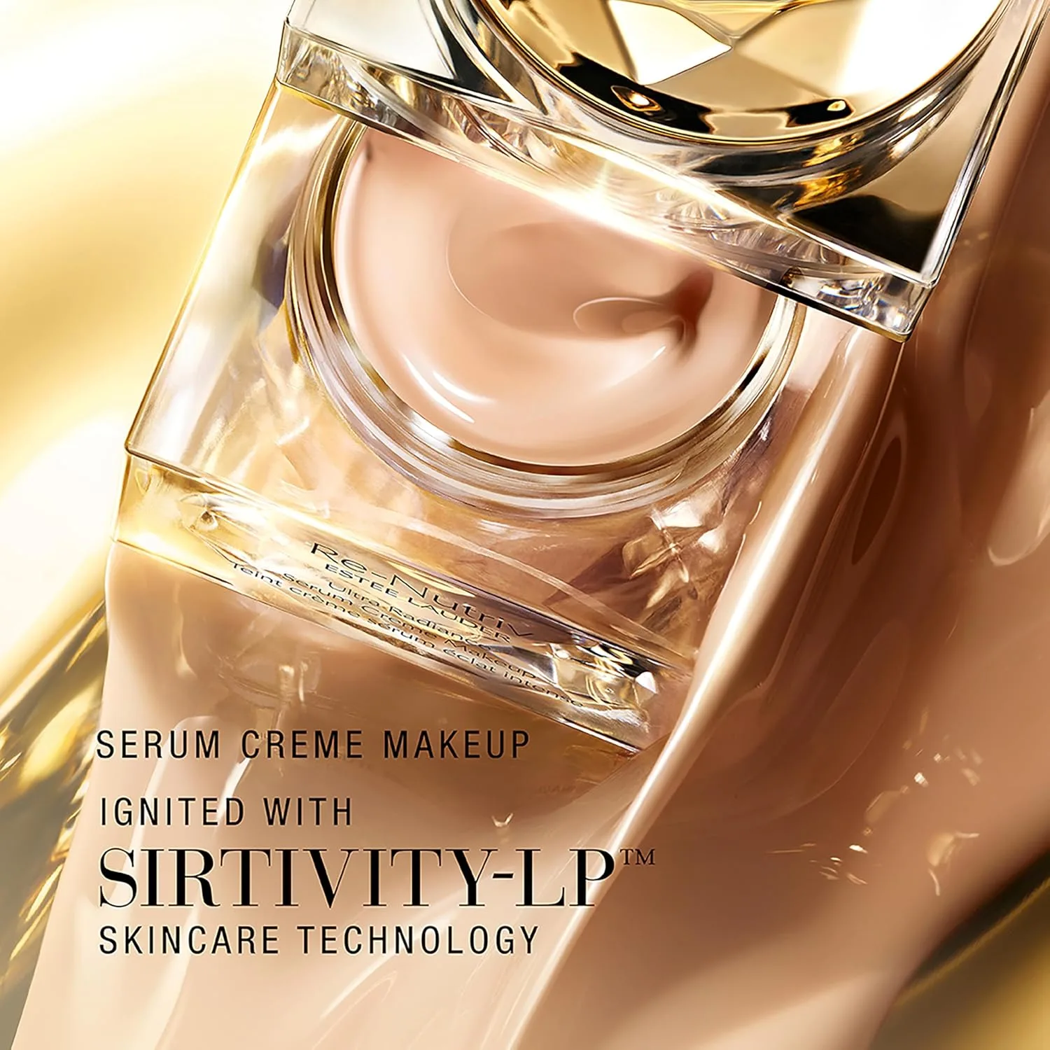 Крем-сыворотка Estée Lauder Re-Nutriv Ultra Radiance | Роскошная тональная основа с гиалуроновой кислотой | Стойкость и увлажнение до 12 часов, 30 мл, 2C0 Cool Vanilla - Light-medium with cool pink undertones — фото 4