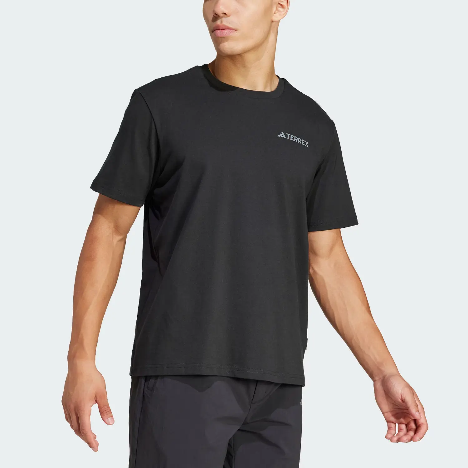 Adidas Футболка Terre POLYGIENE GRAPHIC мужская black — фото 4