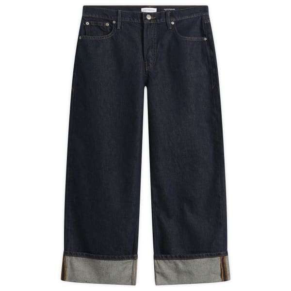 

Хорошие стандартные мешковатые джинсы с манжетами Good American, индиго