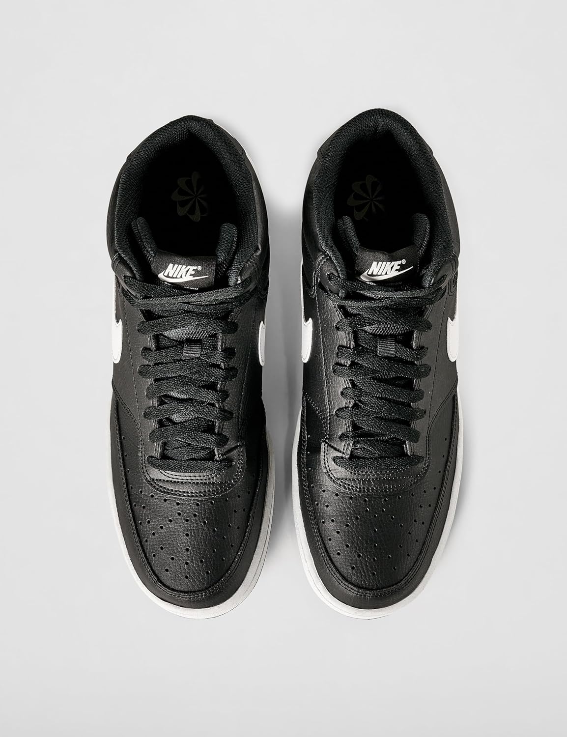 Мужские кроссовки Nike Court Vision Mid Next Nature, белый/черный — фото 4