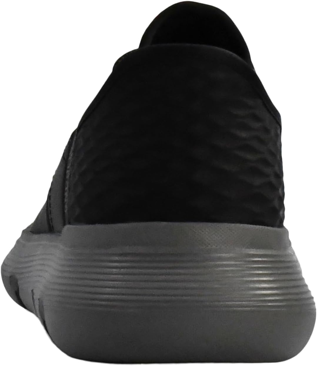 Мужские лоферы Skechers Garza без шнурков, черный/угольный — фото 3